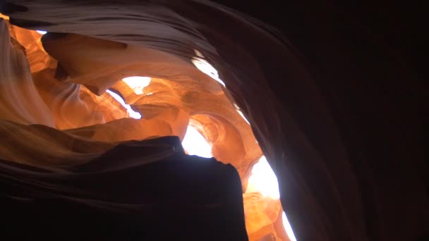 Antilop Kanyonu Ndaki Inanılmaz Kayalar — Stok video