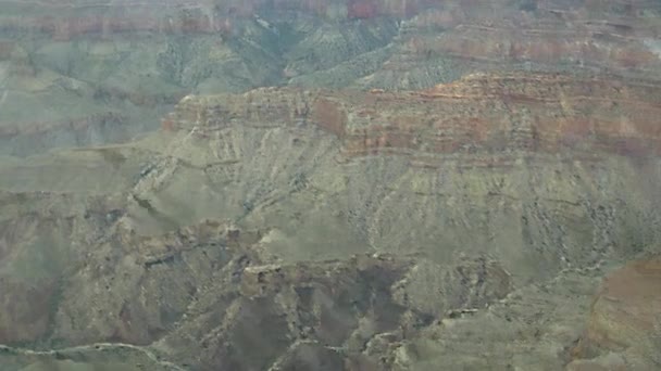 Вид Воздуха Красные Скалы Гранд Каньона — стоковое видео
