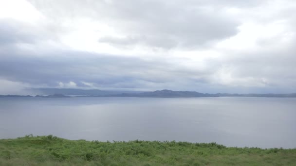 全景与水和岛屿 — 图库视频影像