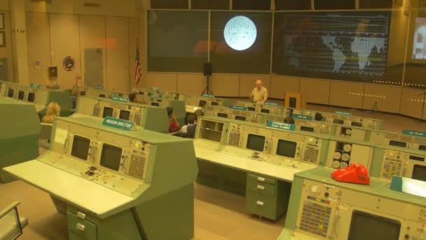 Apollo Mission Control Center — Stockvideo