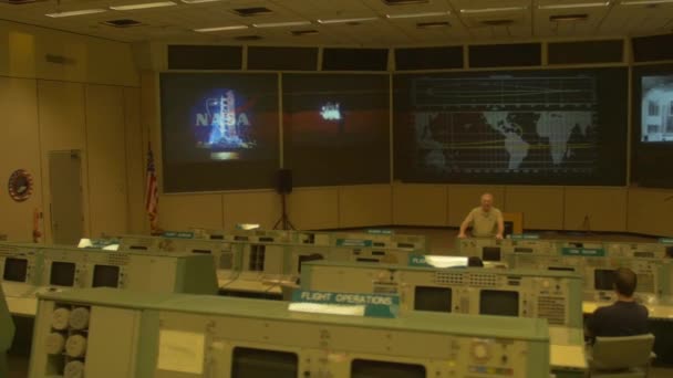 Apollo Mission Control Center — Stockvideo