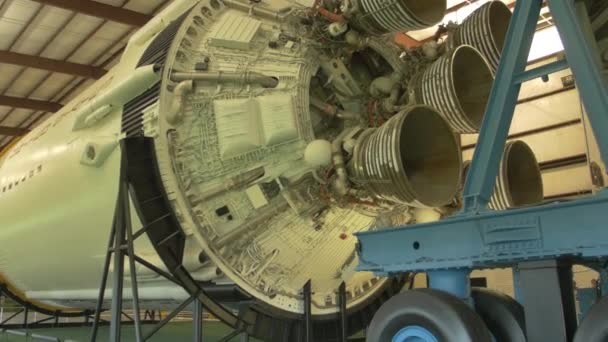 Ruimtevaartuigen Motor Bij Nasa — Stockvideo