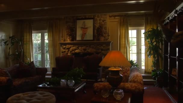 Living Room Dallas Series House — Video Stock
