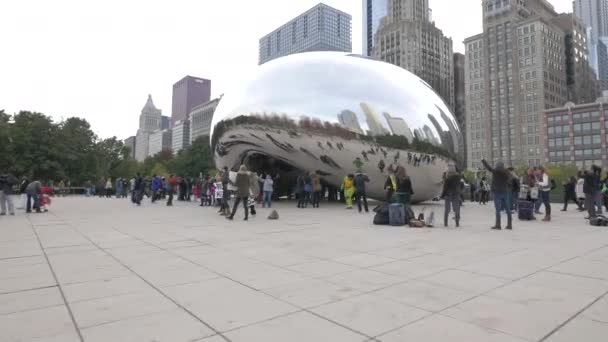 Bean Centrum Chicago Stany Zjednoczone Ameryki — Wideo stockowe