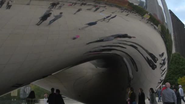 アメリカ シカゴの豆の下で — ストック動画