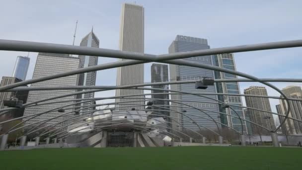 Jay Pritzker Pavilion Millennium Park Chicago Estados Unidos América — Vídeos de Stock