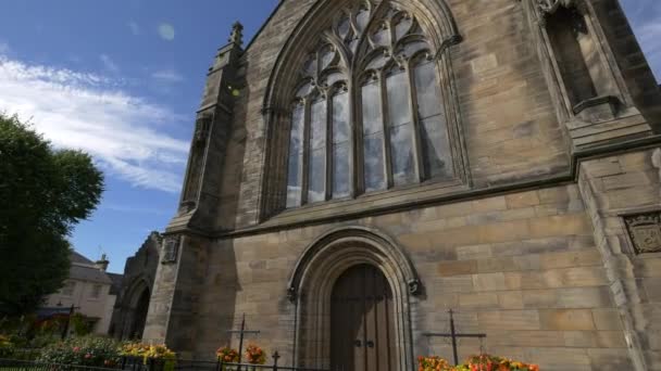 Une Façade Pierre Église — Video