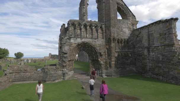 Visitar Catedral Andrews Escocia — Vídeos de Stock