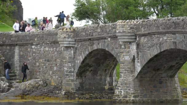 Каменный Мост Арками — стоковое видео