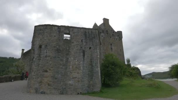 Paredes Castelo Eilean Donan — Vídeo de Stock