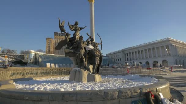Kiev Anıtının Kurucuları — Stok video