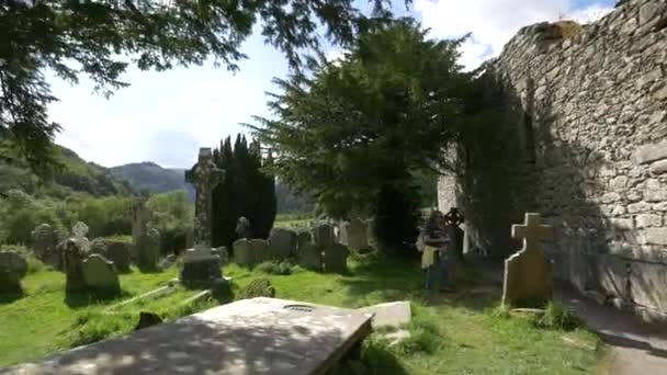 Glendalough Monastic Okolí Lokality — Stock video