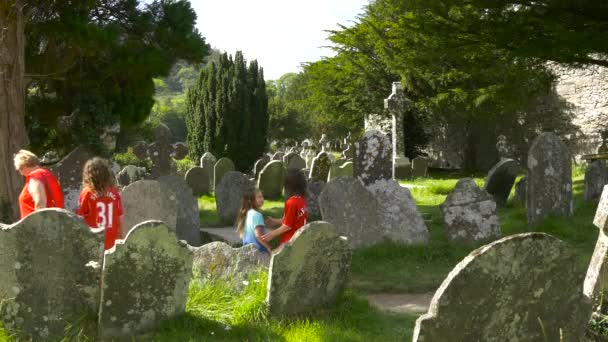 Vue Sur Cimetière Glendalough — Video