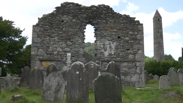 Mur Ruine Cathédrale Pierre — Video