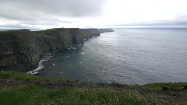 Landscape Cliffs Moher — Stockvideo