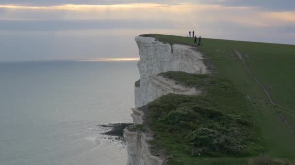 Kreidekante Des Beachy Head — Stockvideo