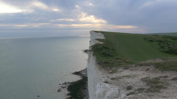 Krawędź Kredy Beachy Head — Wideo stockowe