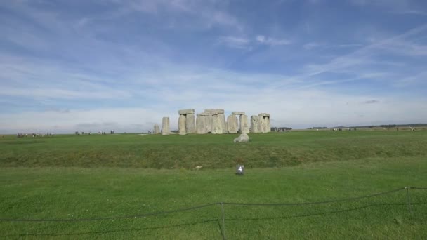 Das Berühmte Stonehenge Wiltshire — Stockvideo