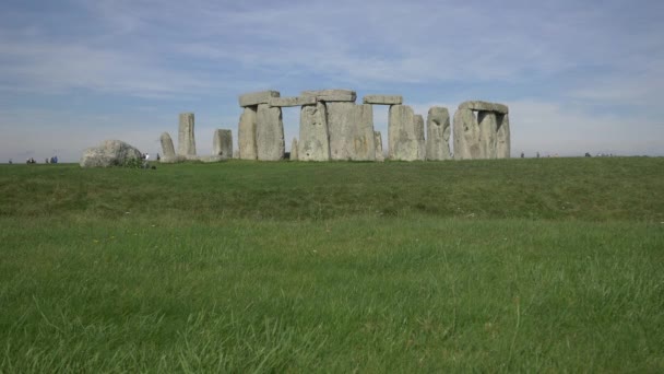 Wiltshire Daki Ünlü Stonehenge — Stok video
