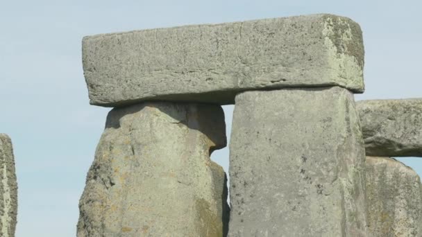 Pan Höger Överstyckena Stonehenge — Stockvideo