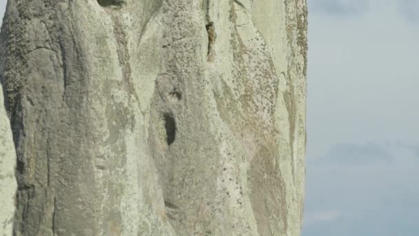 스톤헨지에 돌들을 가지치기하는 — 비디오