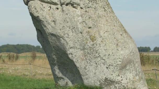 Naklonit Heel Stone Stonehenge — Stock video