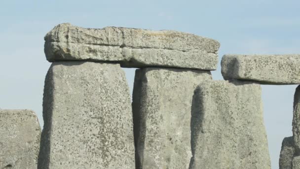 Die Trilithen Von Stonehenge — Stockvideo