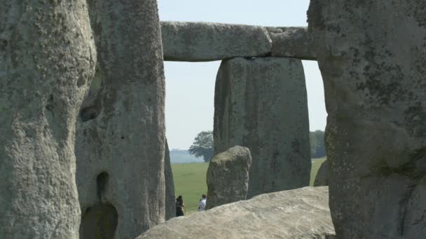 Den Yttre Cirkeln Stonehenge — Stockvideo