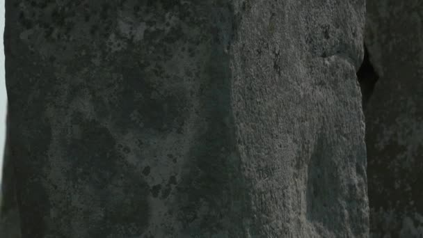 Наклон Вертикального Камня Стоунхендже — стоковое видео