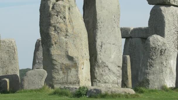 Inclinazione Trilitone Monumento Stonehenge — Video Stock