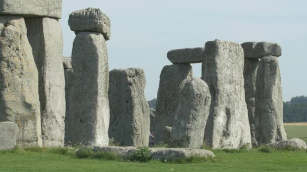 Die Megalithen Von Stonehenge — Stockvideo