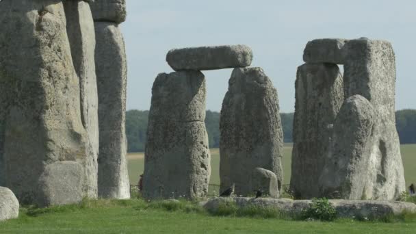 Kameny Stonehenge Prehistorická Památka — Stock video