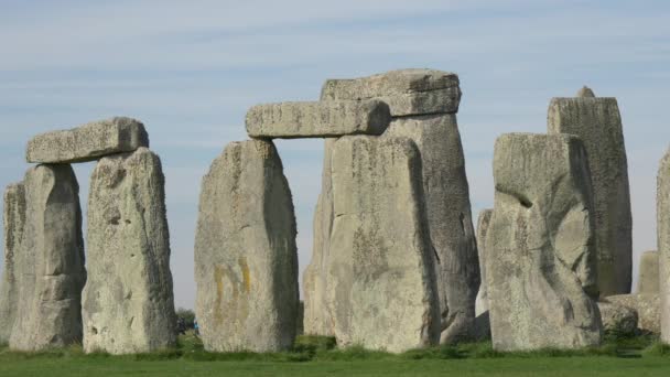 Rocas Verticales Monumento Stonehenge Wiltshire — Vídeo de stock