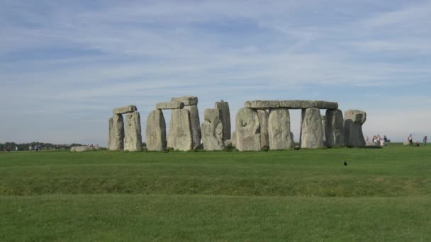 Das Prähistorische Denkmal Von Stonehenge Wiltshire — Stockvideo