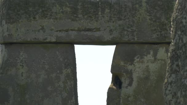 Hhole Trilithon Stonehenge — Stock Video