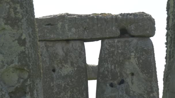 Buracos Uma Trilithon Stonehenge — Vídeo de Stock