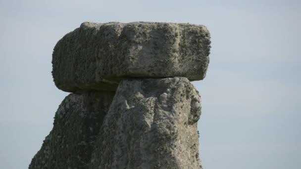 Fechar Trilithon Stonehenge — Vídeo de Stock