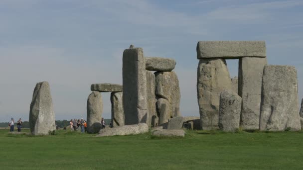 Meşhur Stonehenge Kayaları — Stok video