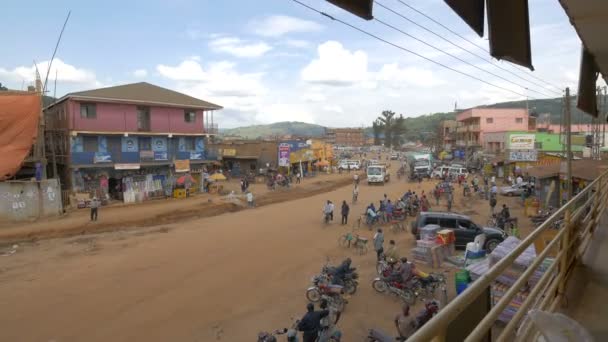 Strada Vista Dal Balcone Africa — Video Stock