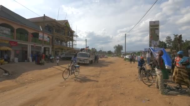 Blick Auf Die Straße Kabale — Stockvideo