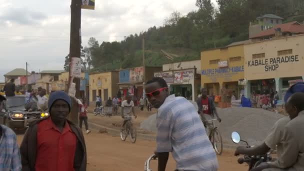 Straßenprotest Kabale Uganda — Stockvideo