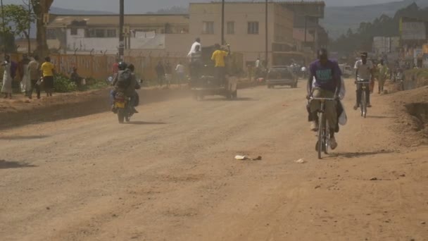 Bilder Från Gatan Afrika — Stockvideo