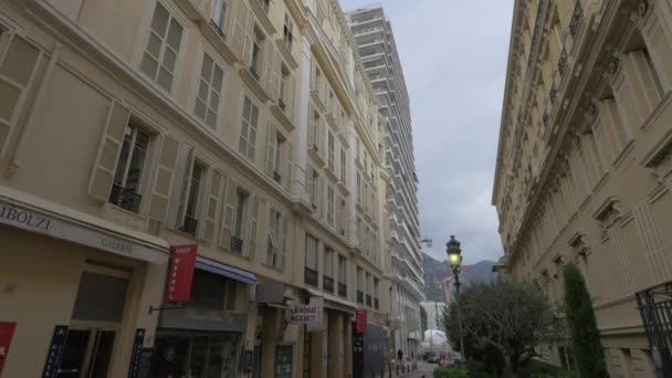 Tall Buildings Street — Stockvideo