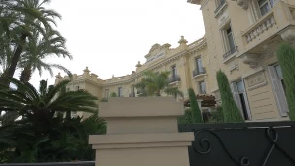 Das Hermitage Hotel Monaco — Stockvideo