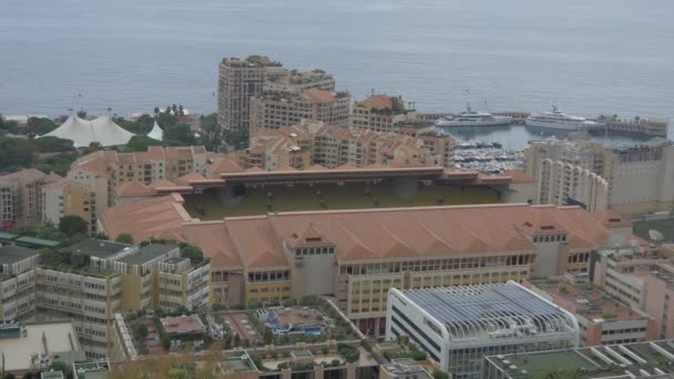 Stade Louis Los Edificios Orilla Del Mar — Vídeos de Stock