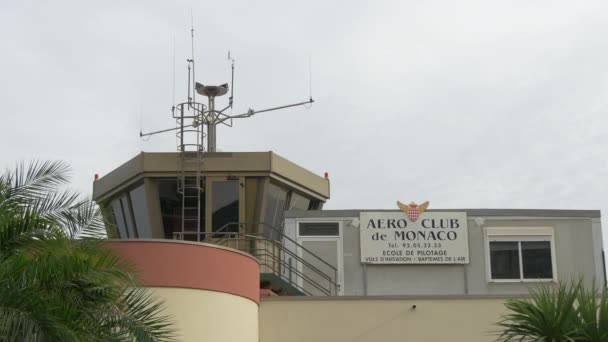 Top Aero Club Monaco Building — Vídeos de Stock