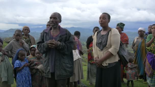 Africano Hombre Mujer Hablando — Vídeos de Stock