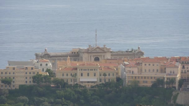 Afbeeldingen Aan Kust Van Monaco — Stockvideo