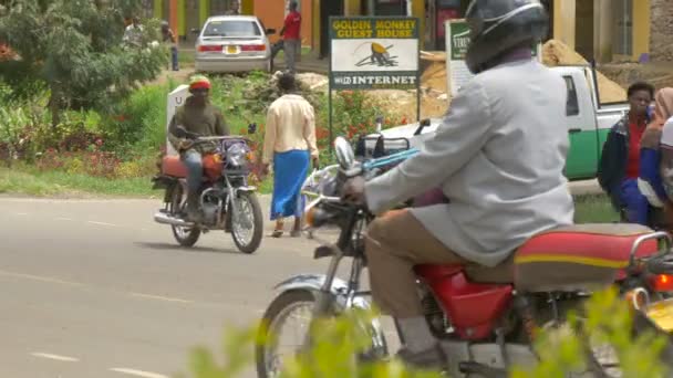 Trafikken Vei Uganda – stockvideo