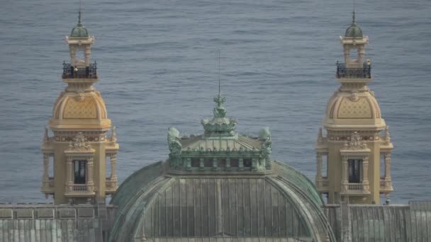 Taket Monte Carlo Casino — Stockvideo